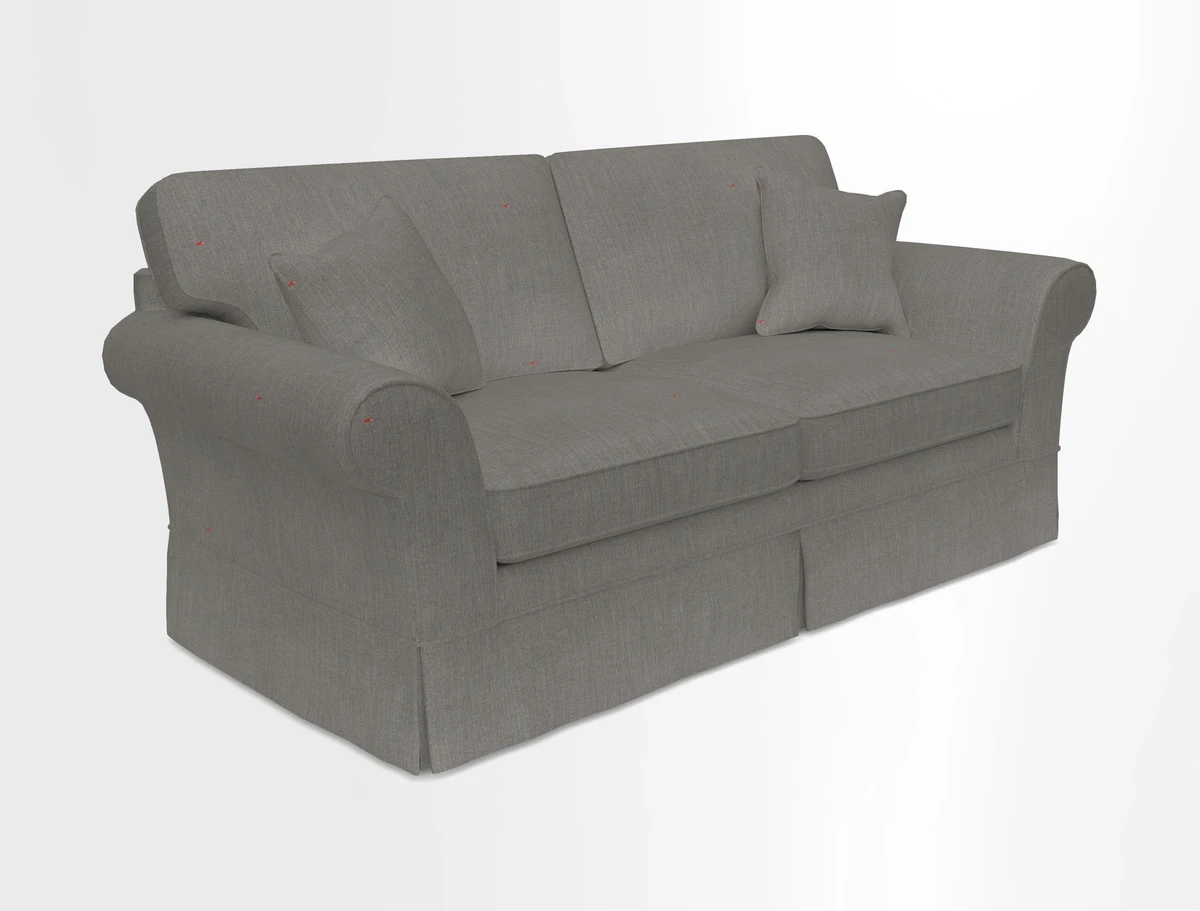 Lanhydrock 3 Seater Sofa in Floral Linens Lela Mystery Indigo