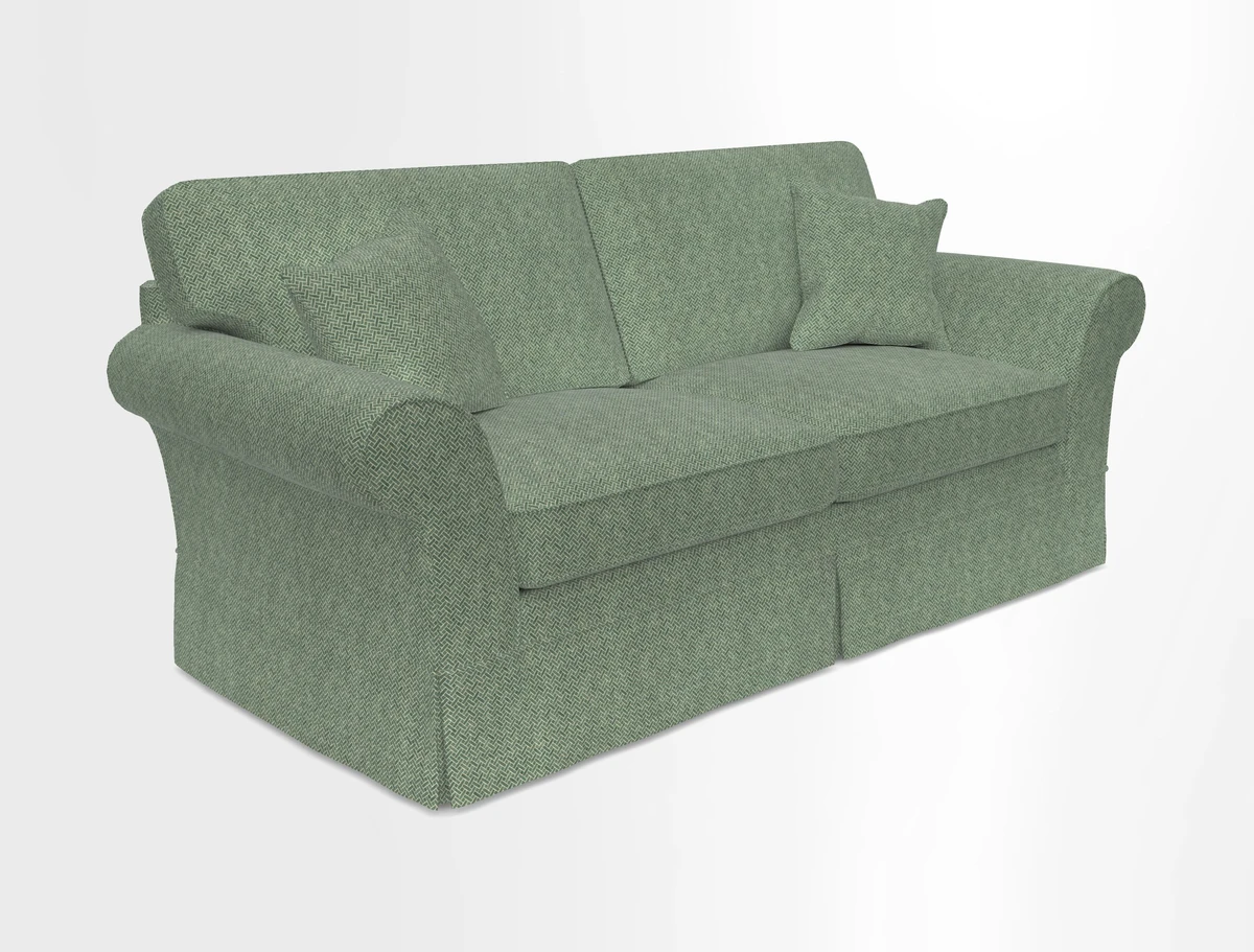 Lanhydrock 3 Seater Sofa in Floral Linens Lela Mystery Indigo