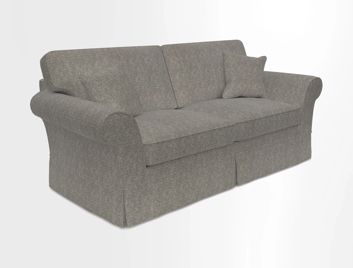 Lanhydrock 3 Seater Sofa in Floral Linens Lela Mystery Indigo