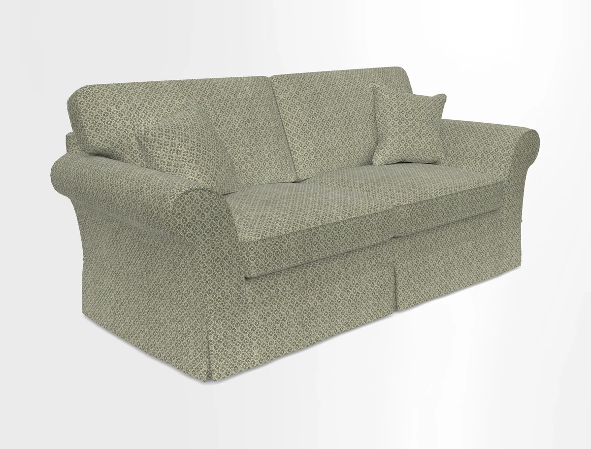 Lanhydrock 3 Seater Sofa in Floral Linens Lela Mystery Indigo