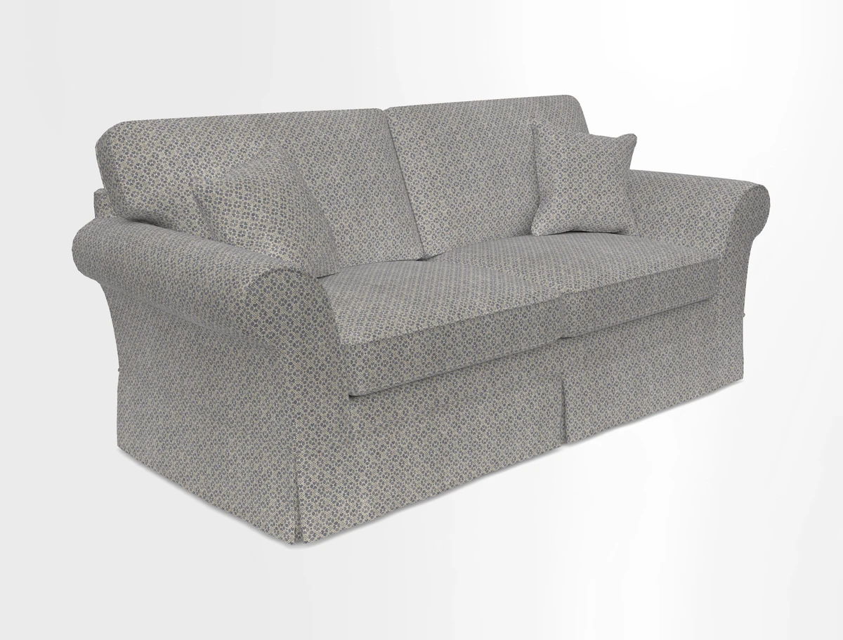 Lanhydrock 3 Seater Sofa in Floral Linens Lela Mystery Indigo