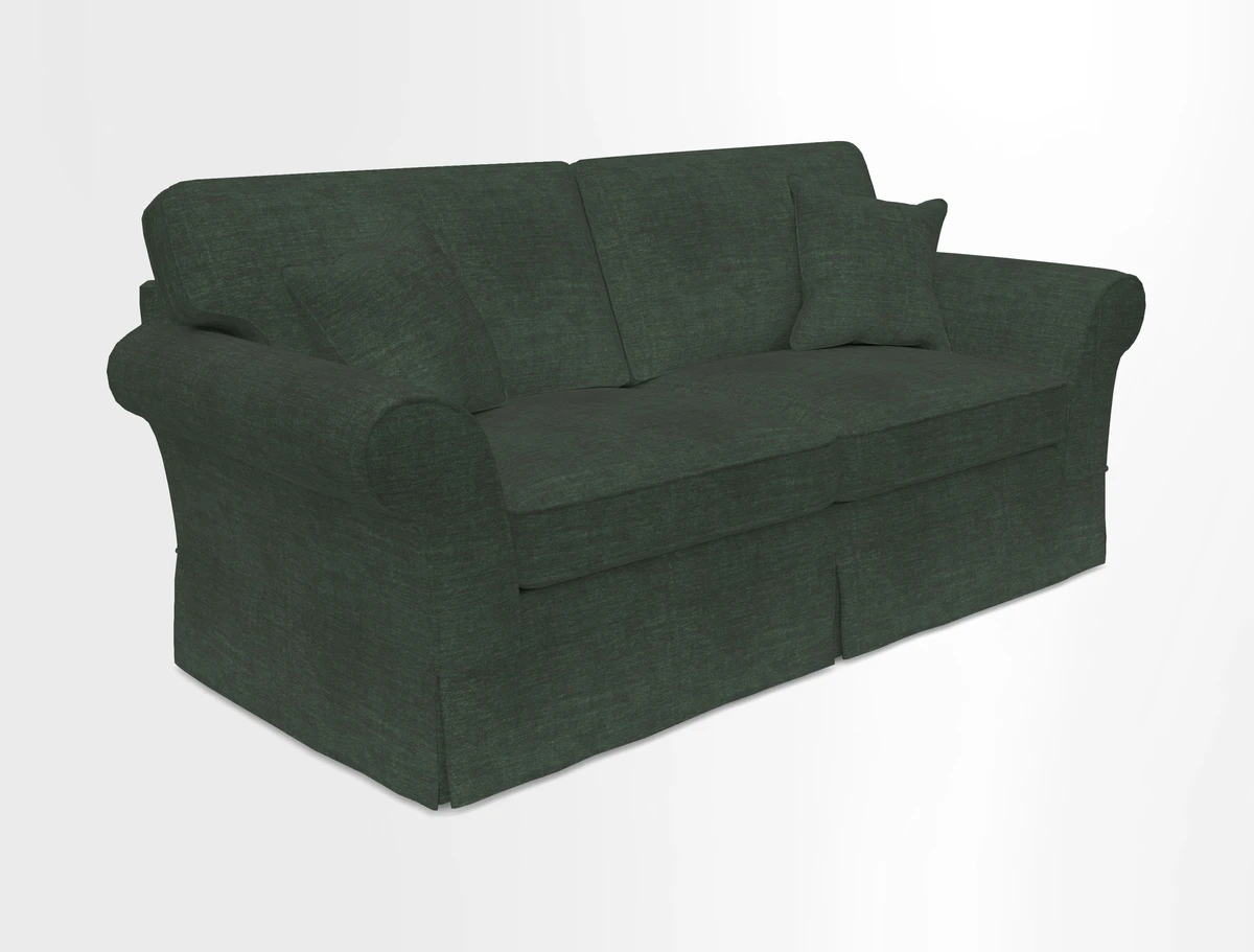 Lanhydrock 3 Seater Sofa in Floral Linens Lela Mystery Indigo