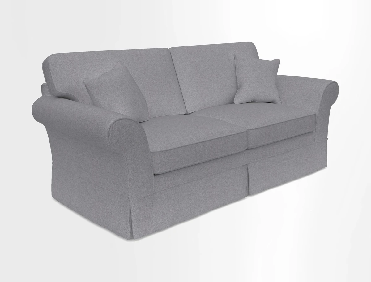 Lanhydrock 3 Seater Sofa in Floral Linens Lela Mystery Indigo