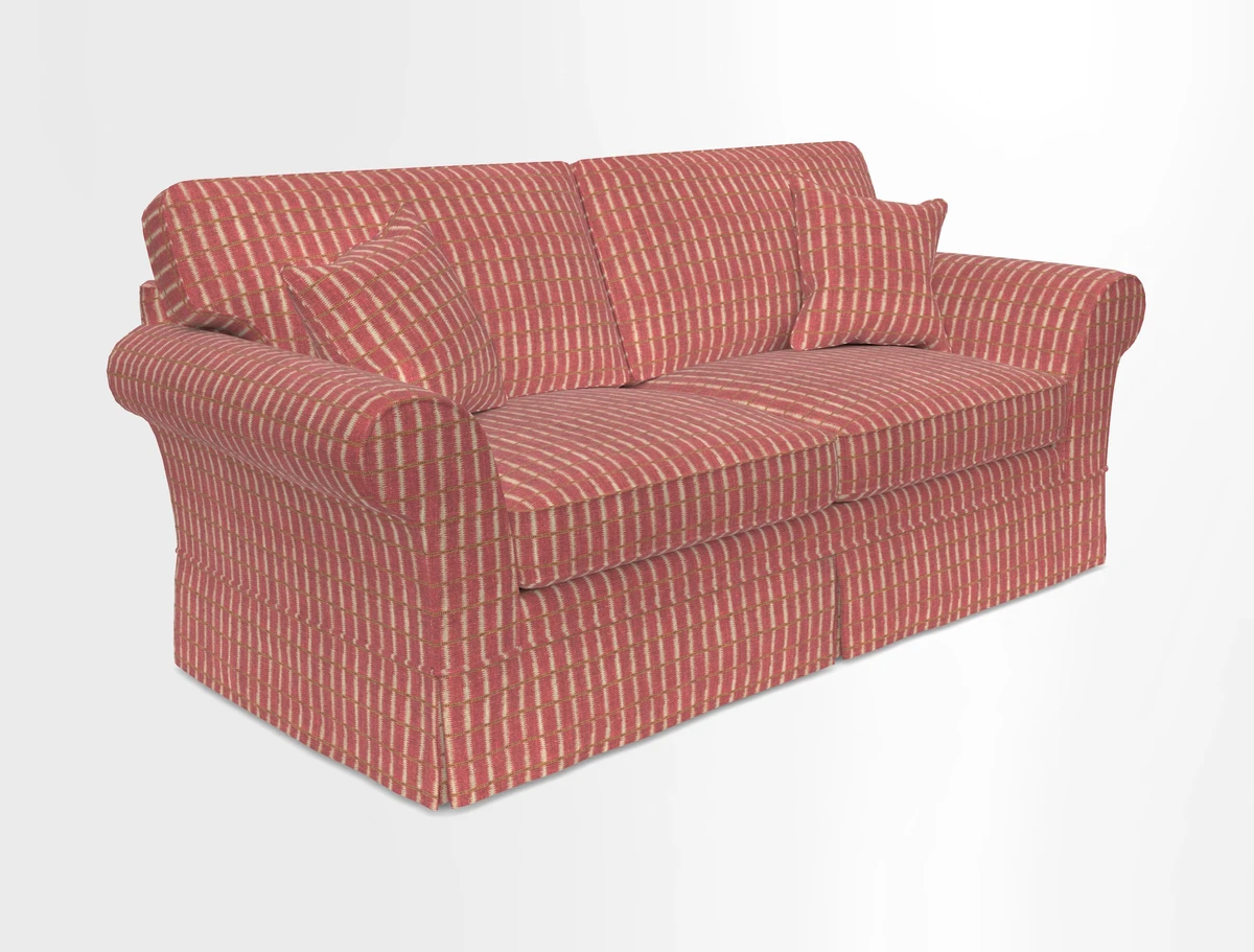 Lanhydrock 3 Seater Sofa in Floral Linens Lela Mystery Indigo
