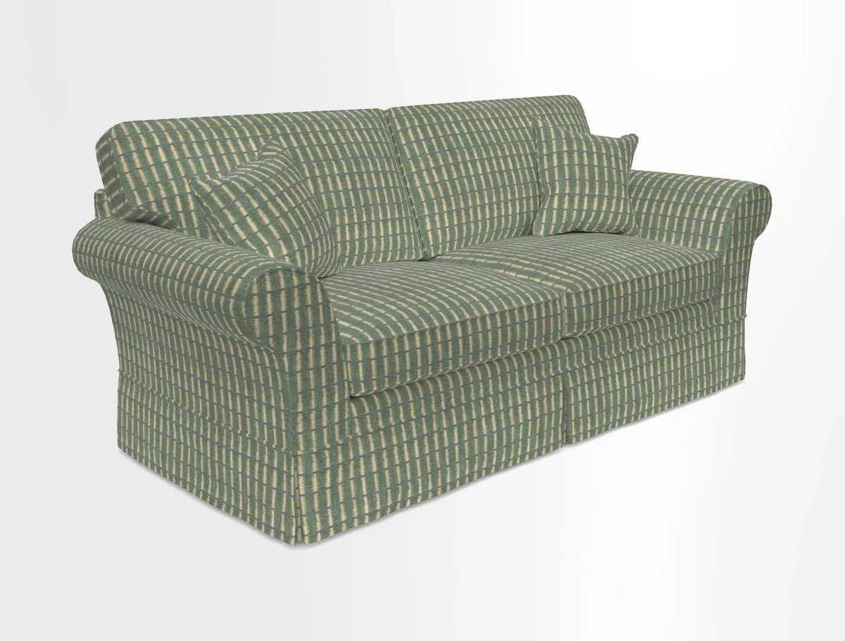 Lanhydrock 3 Seater Sofa in Floral Linens Lela Mystery Indigo