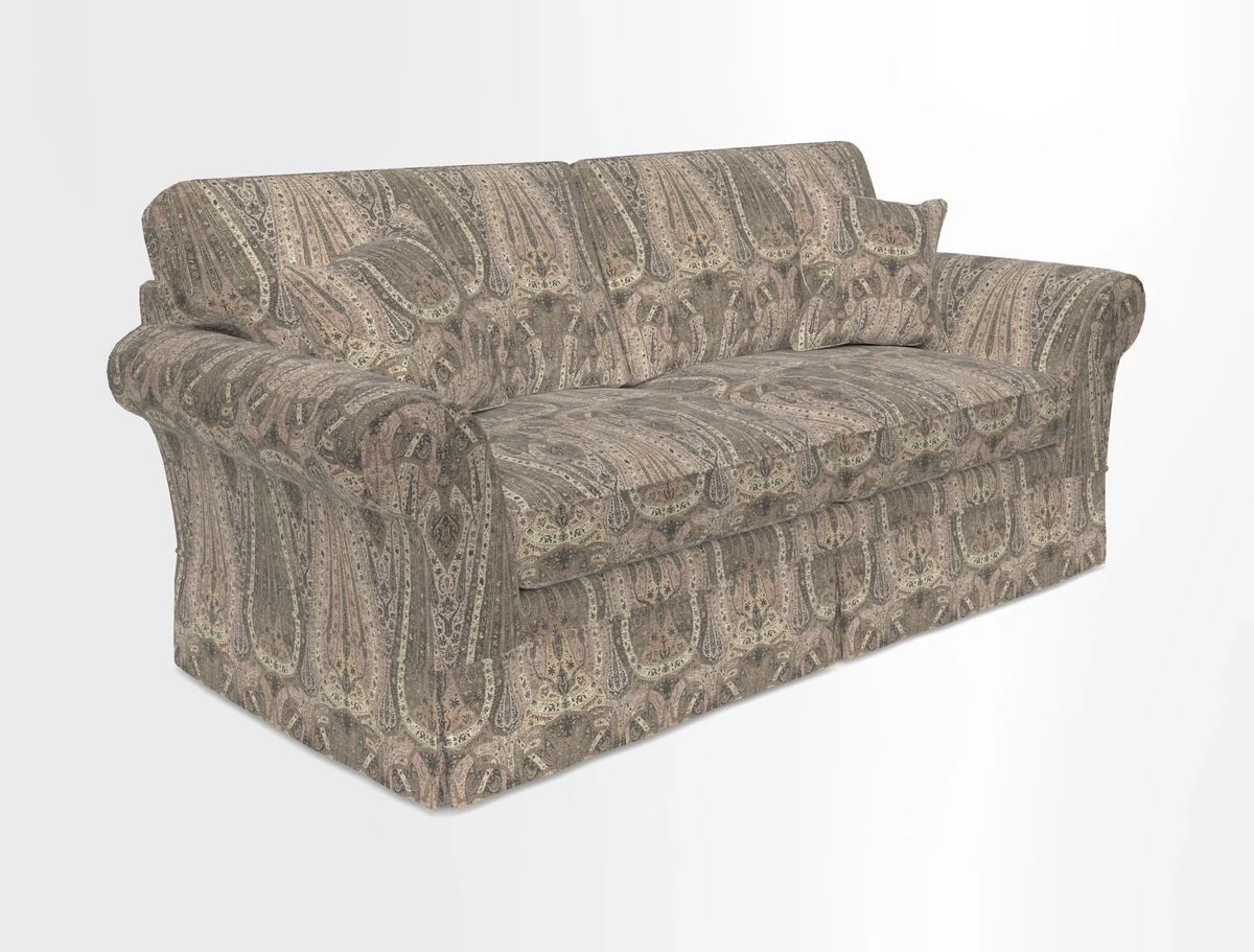 Lanhydrock 3 Seater Sofa in Floral Linens Lela Mystery Indigo