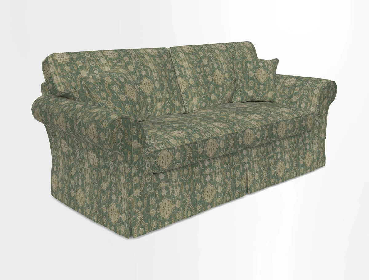 Lanhydrock 3 Seater Sofa in Floral Linens Lela Mystery Indigo
