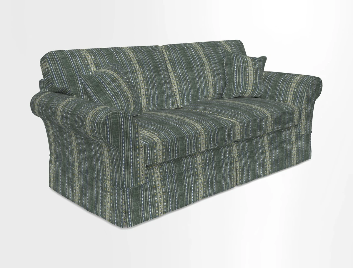 Lanhydrock 3 Seater Sofa in Floral Linens Lela Mystery Indigo