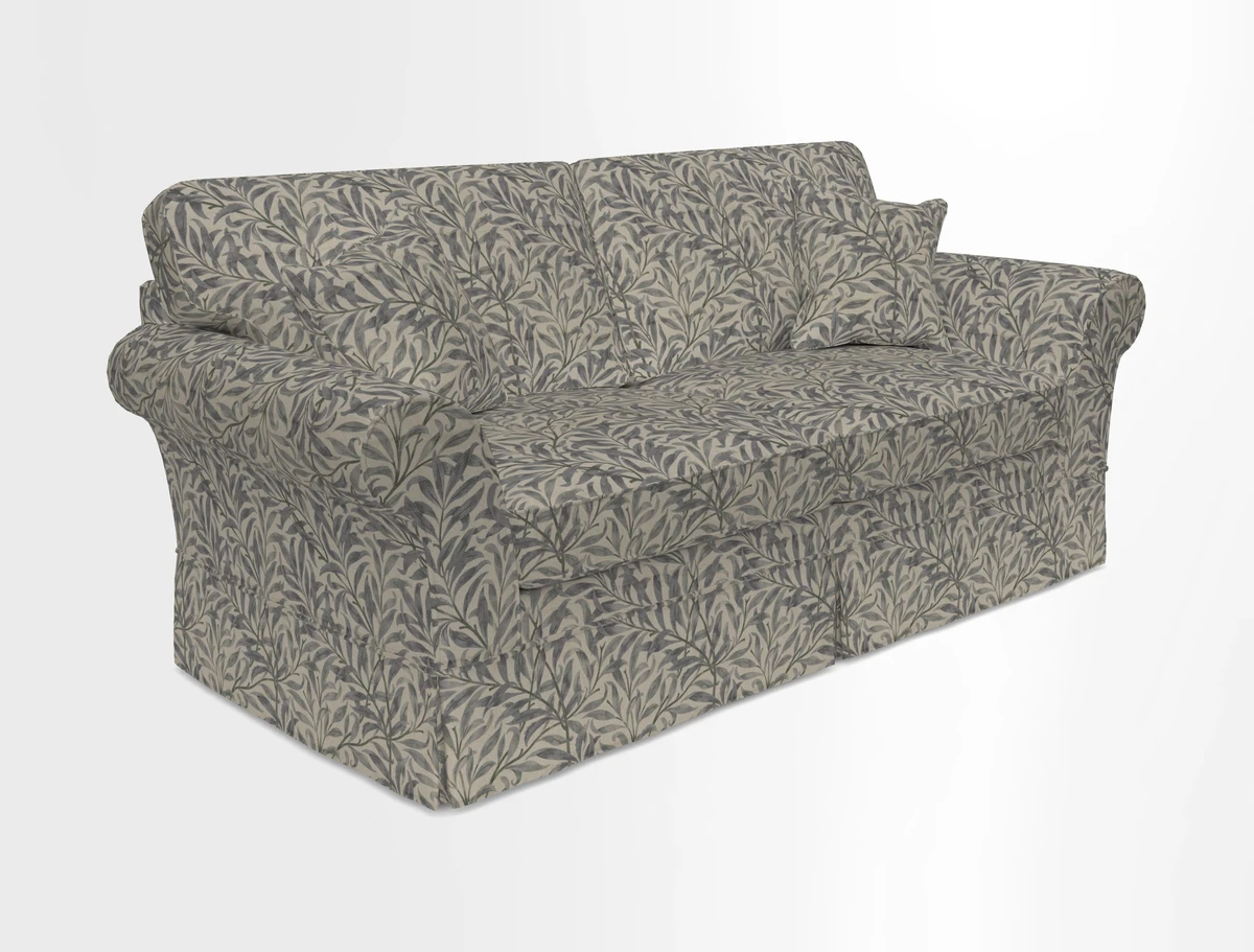Lanhydrock 3 Seater Sofa in Floral Linens Lela Mystery Indigo