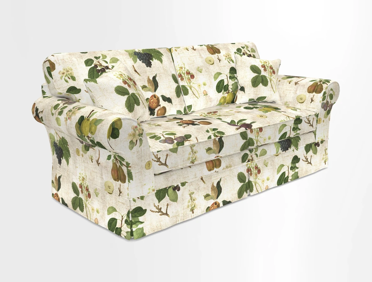 Lanhydrock 3 Seater Sofa in Floral Linens Lela Mystery Indigo