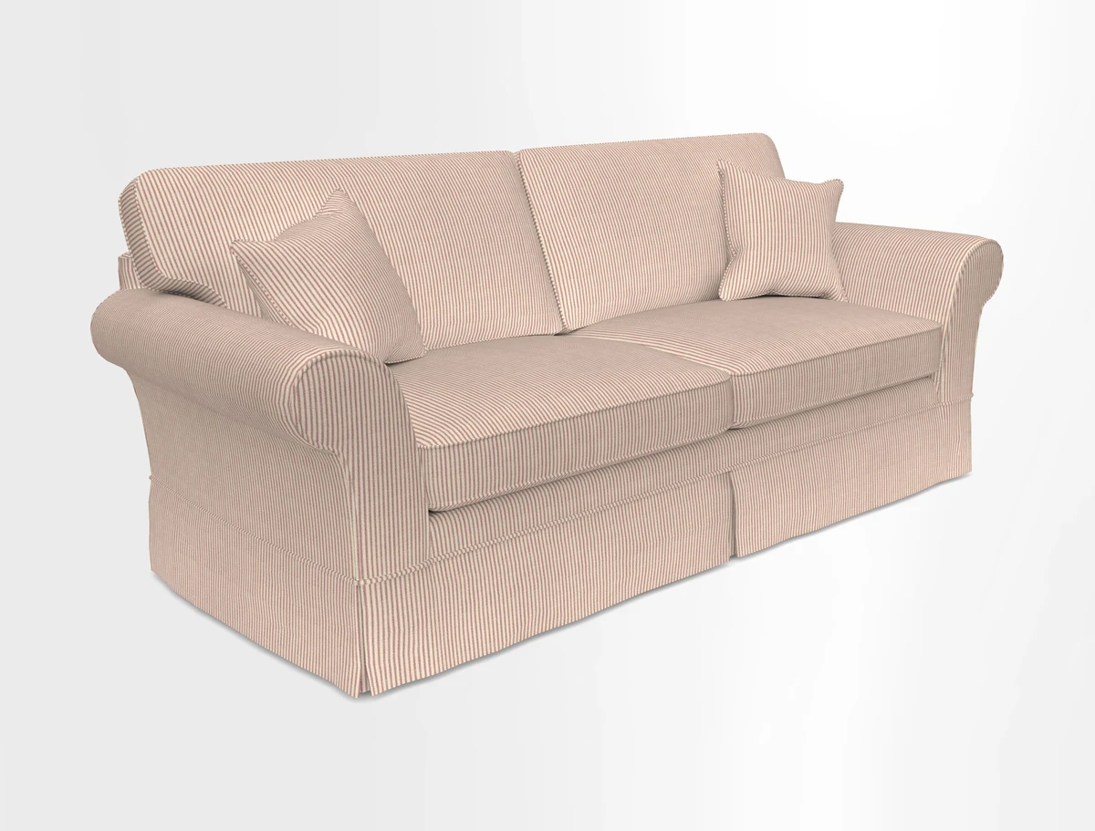 Lanhydrock 4 Seater Sofa in Floral Linens Lela Mystery Indigo
