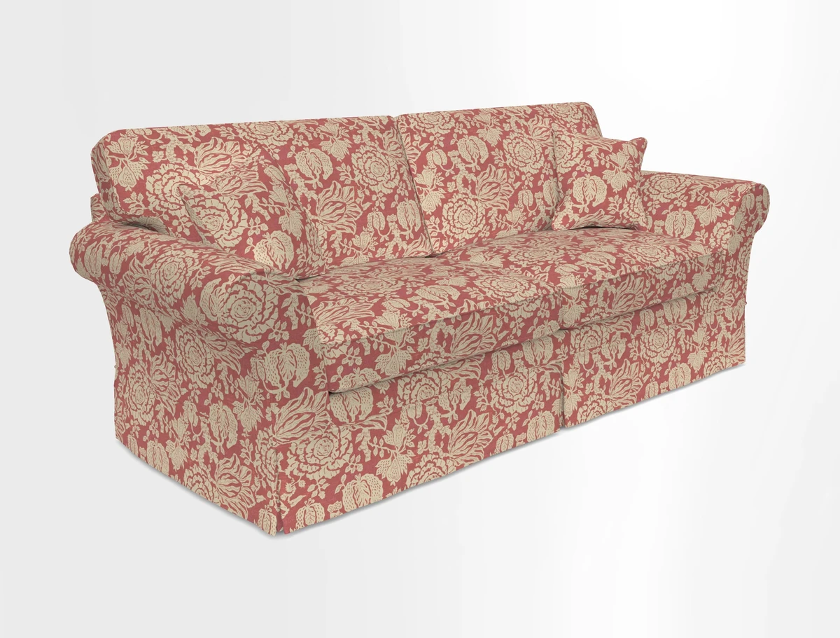 Lanhydrock 4 Seater Sofa in Floral Linens Lela Mystery Indigo