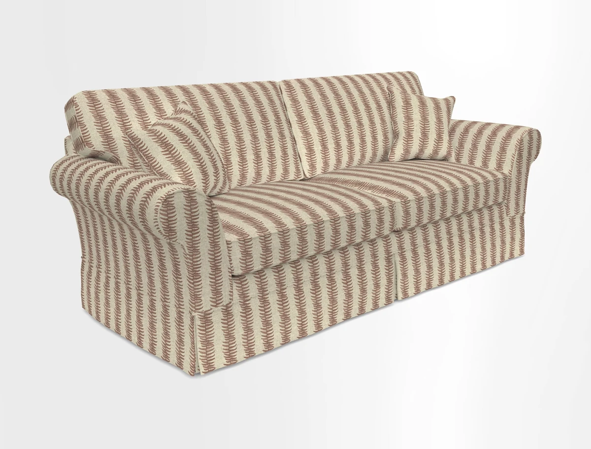 Lanhydrock 4 Seater Sofa in Floral Linens Lela Mystery Indigo