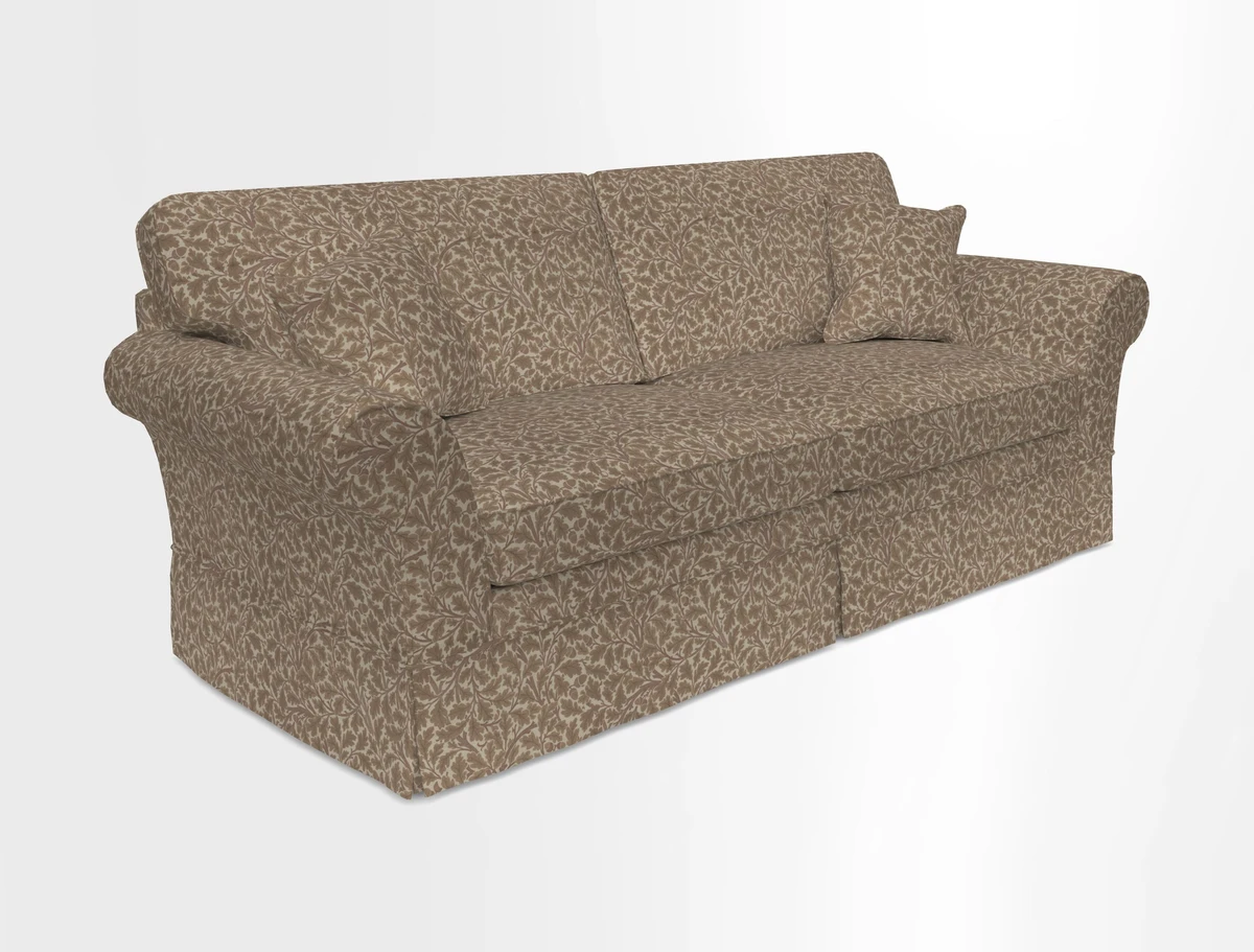 Lanhydrock 4 Seater Sofa in Floral Linens Lela Mystery Indigo