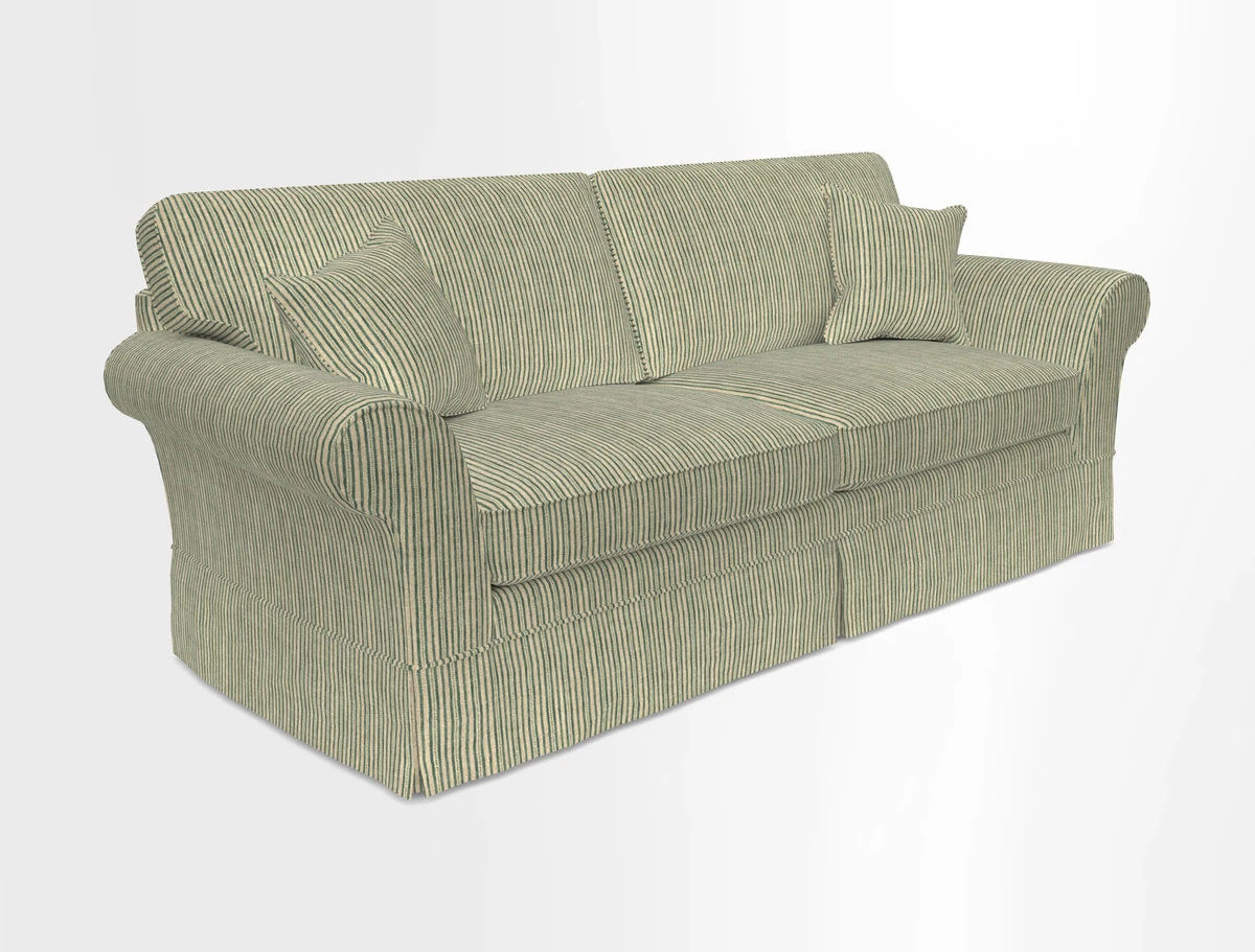 Lanhydrock 4 Seater Sofa in Floral Linens Lela Mystery Indigo