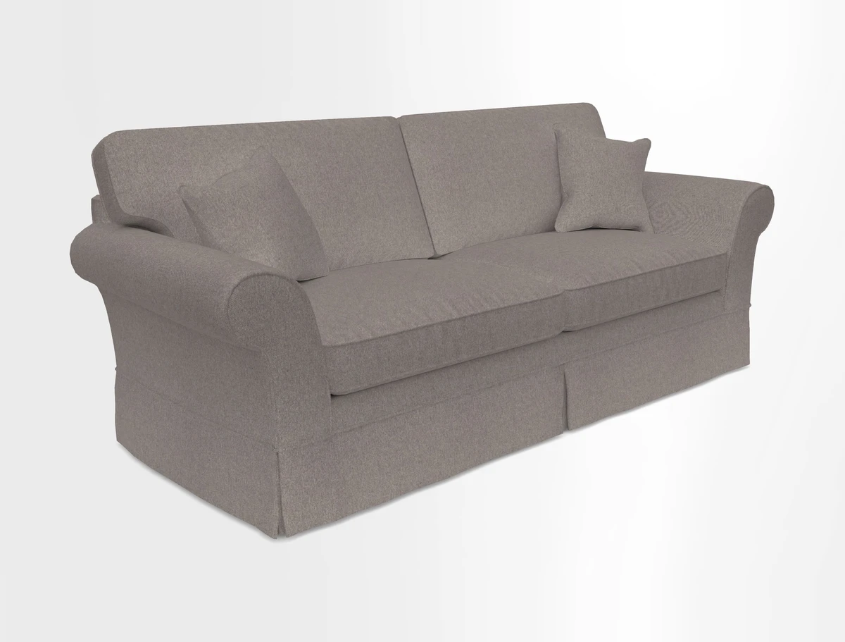Lanhydrock 4 Seater Sofa in Floral Linens Lela Mystery Indigo