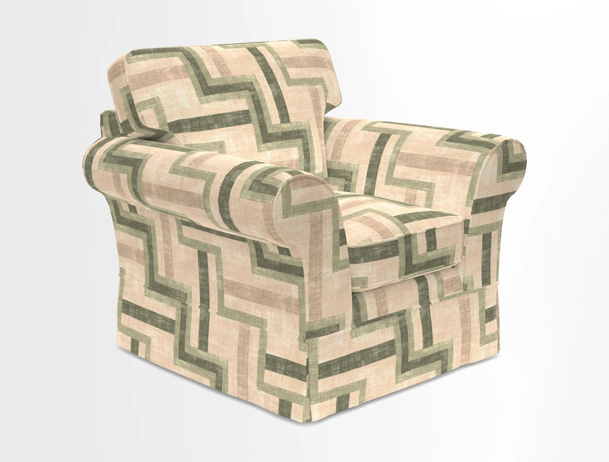 Lanhydrock Chair in Two Tone Plain Biscuit