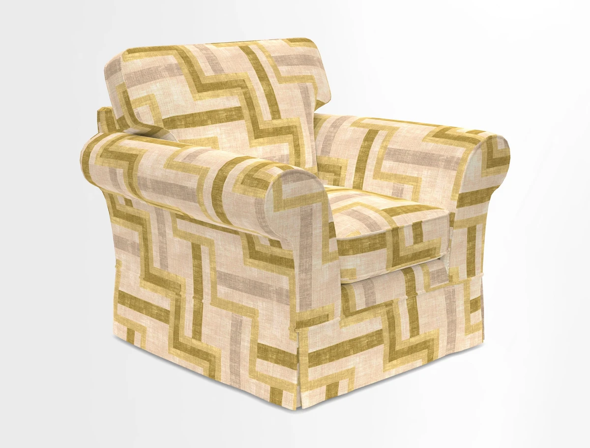 Lanhydrock Chair in Two Tone Plain Biscuit