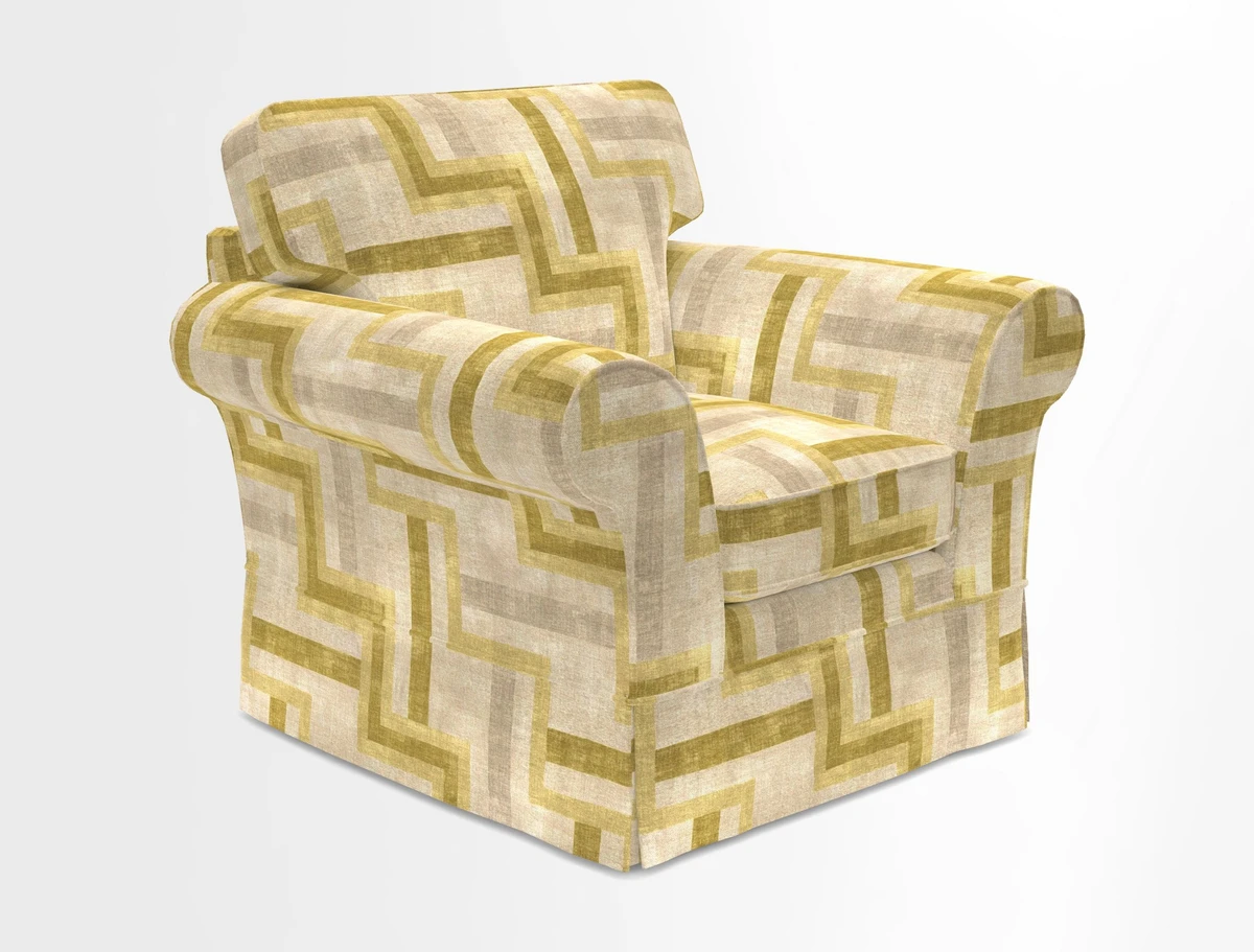 Lanhydrock Chair in Two Tone Plain Biscuit