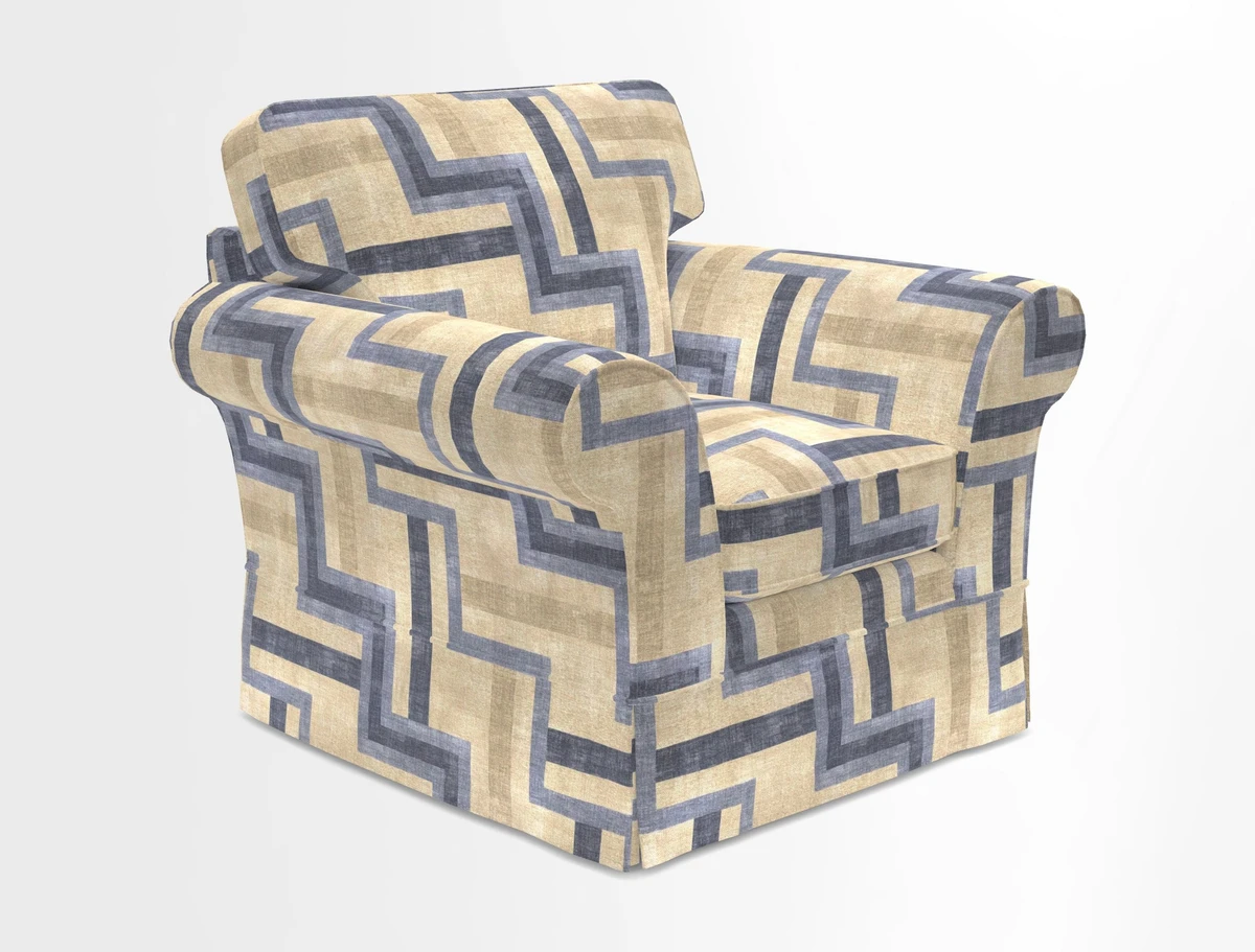 Lanhydrock Chair in Two Tone Plain Biscuit
