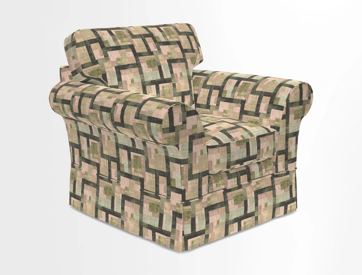 Lanhydrock Chair in Two Tone Plain Biscuit
