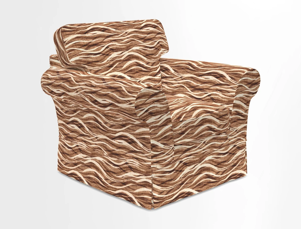 Lanhydrock Chair in Two Tone Plain Biscuit