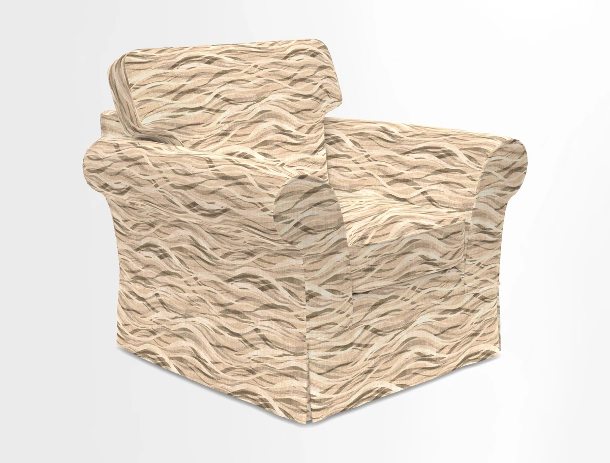 Lanhydrock Chair in Two Tone Plain Biscuit