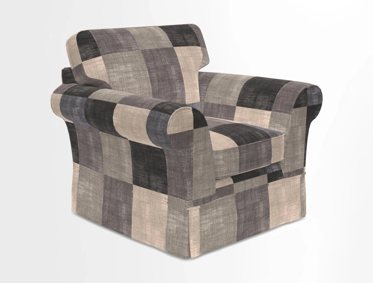 Lanhydrock Chair in Two Tone Plain Biscuit