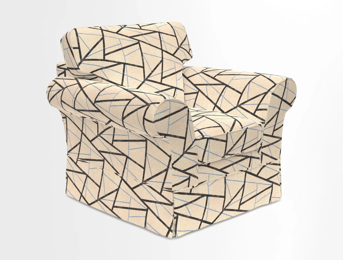 Lanhydrock Chair in Two Tone Plain Biscuit