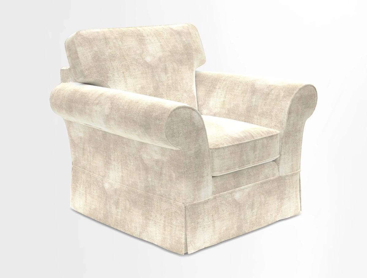 Lanhydrock Chair in Two Tone Plain Biscuit