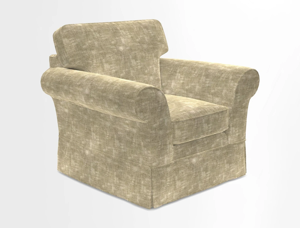 Lanhydrock Chair in Two Tone Plain Biscuit