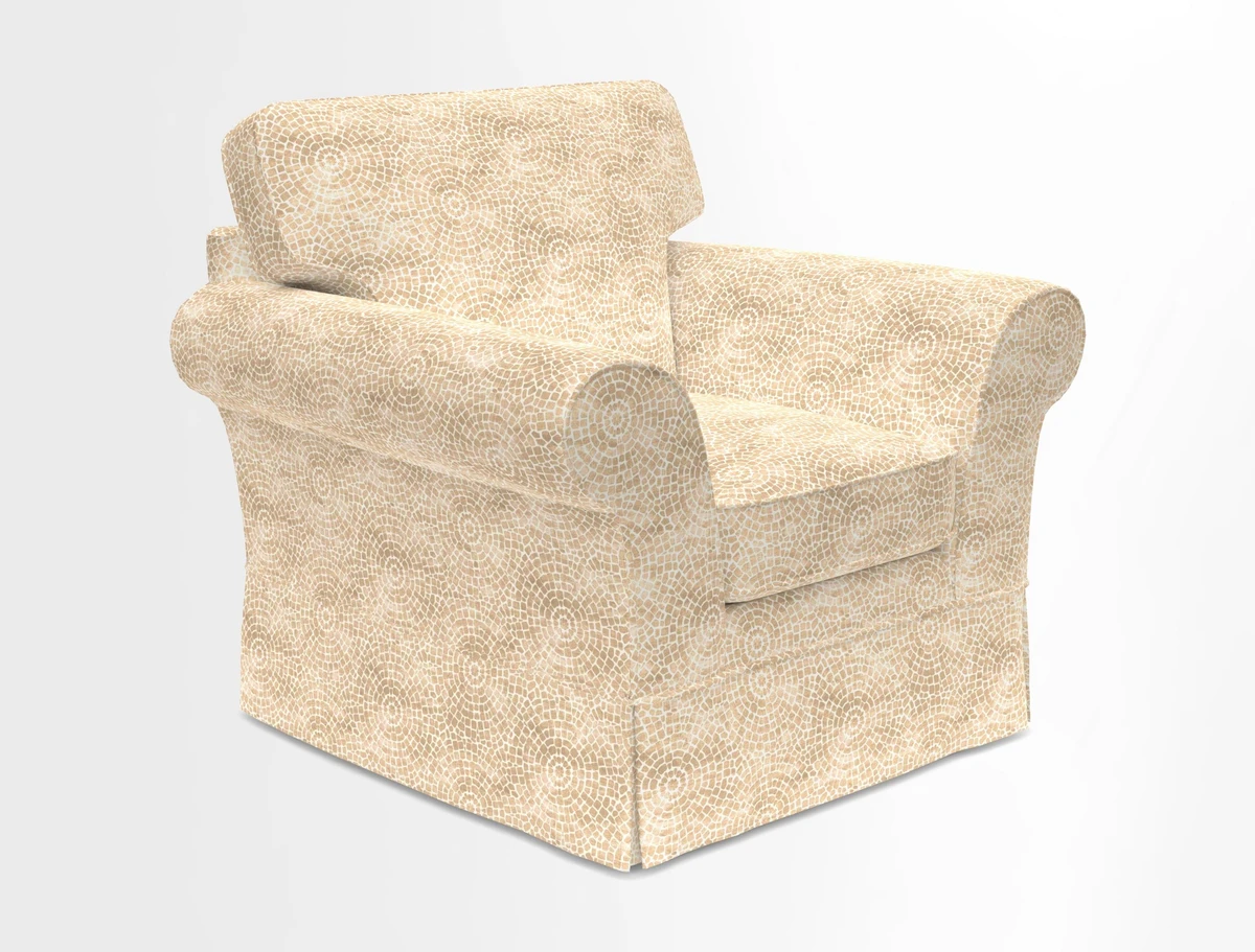 Lanhydrock Chair in Two Tone Plain Biscuit