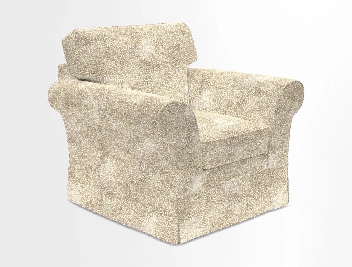 Lanhydrock Chair in Two Tone Plain Biscuit