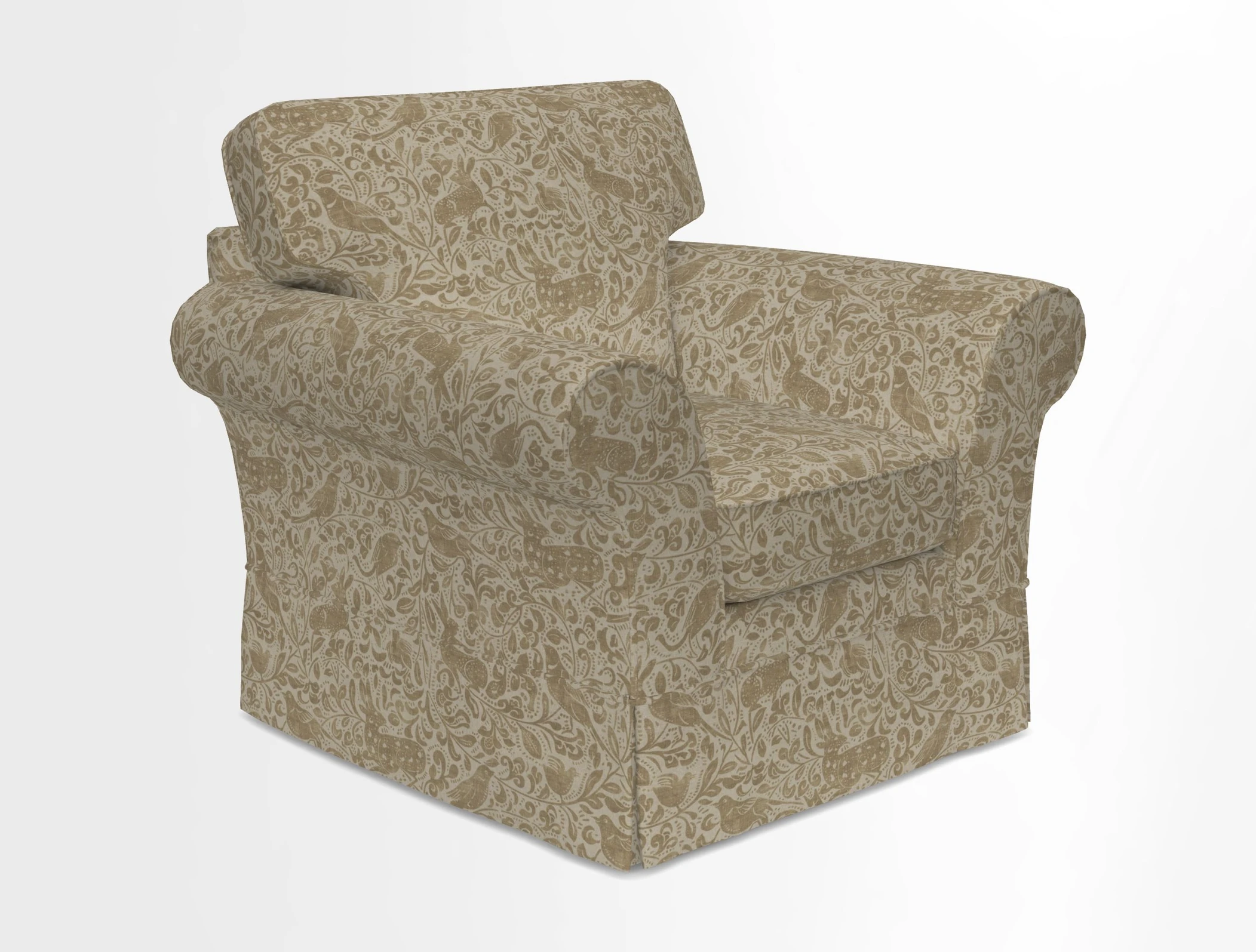 Lanhydrock Chair in Two Tone Plain Biscuit