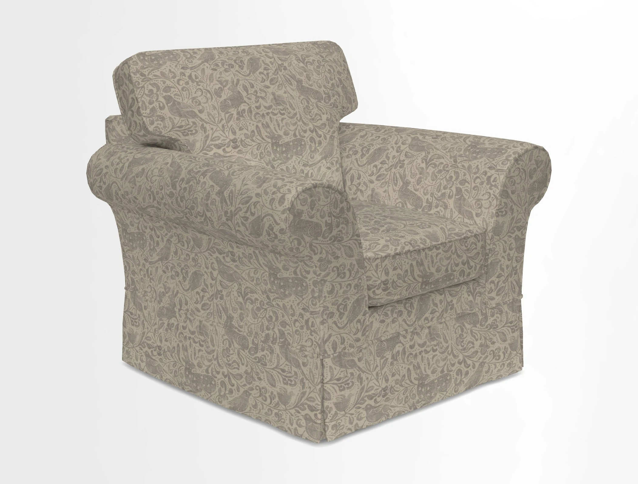 Lanhydrock Chair in Two Tone Plain Biscuit