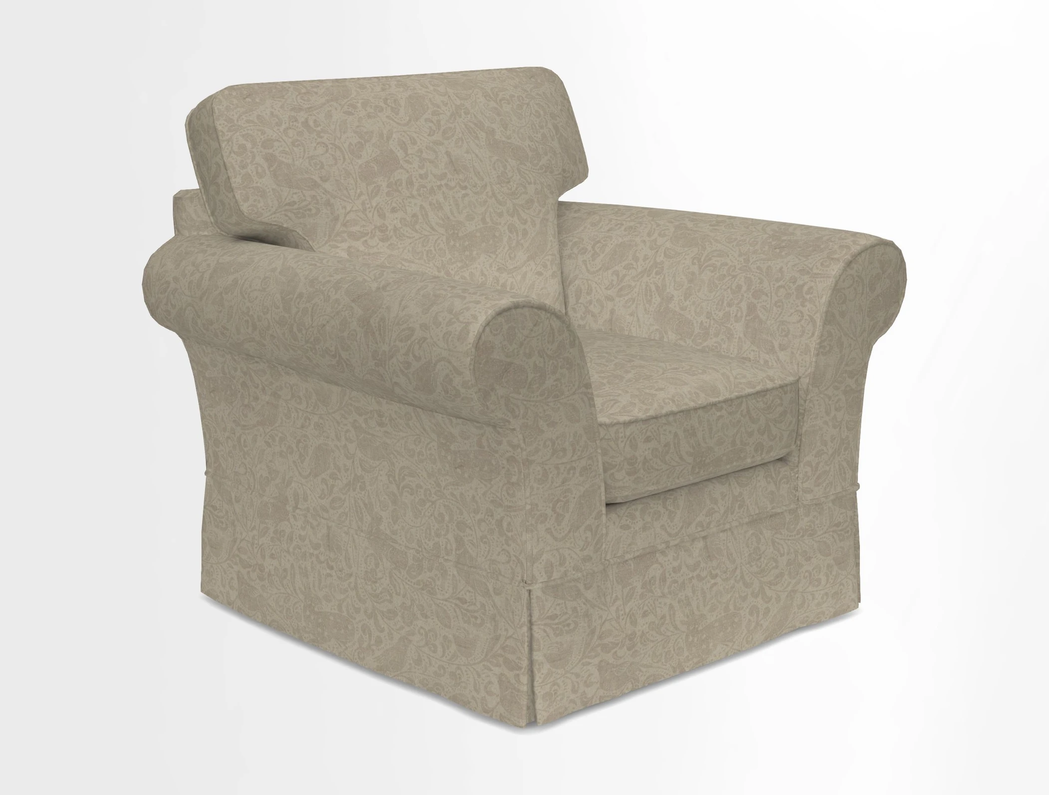 Lanhydrock Chair in Two Tone Plain Biscuit