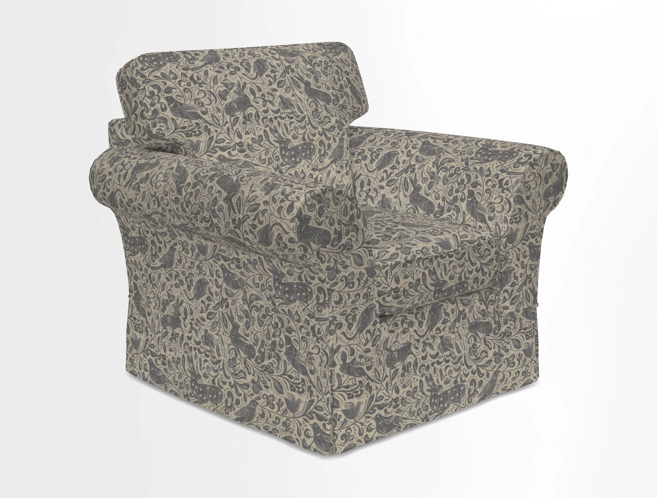 Lanhydrock Chair in Two Tone Plain Biscuit