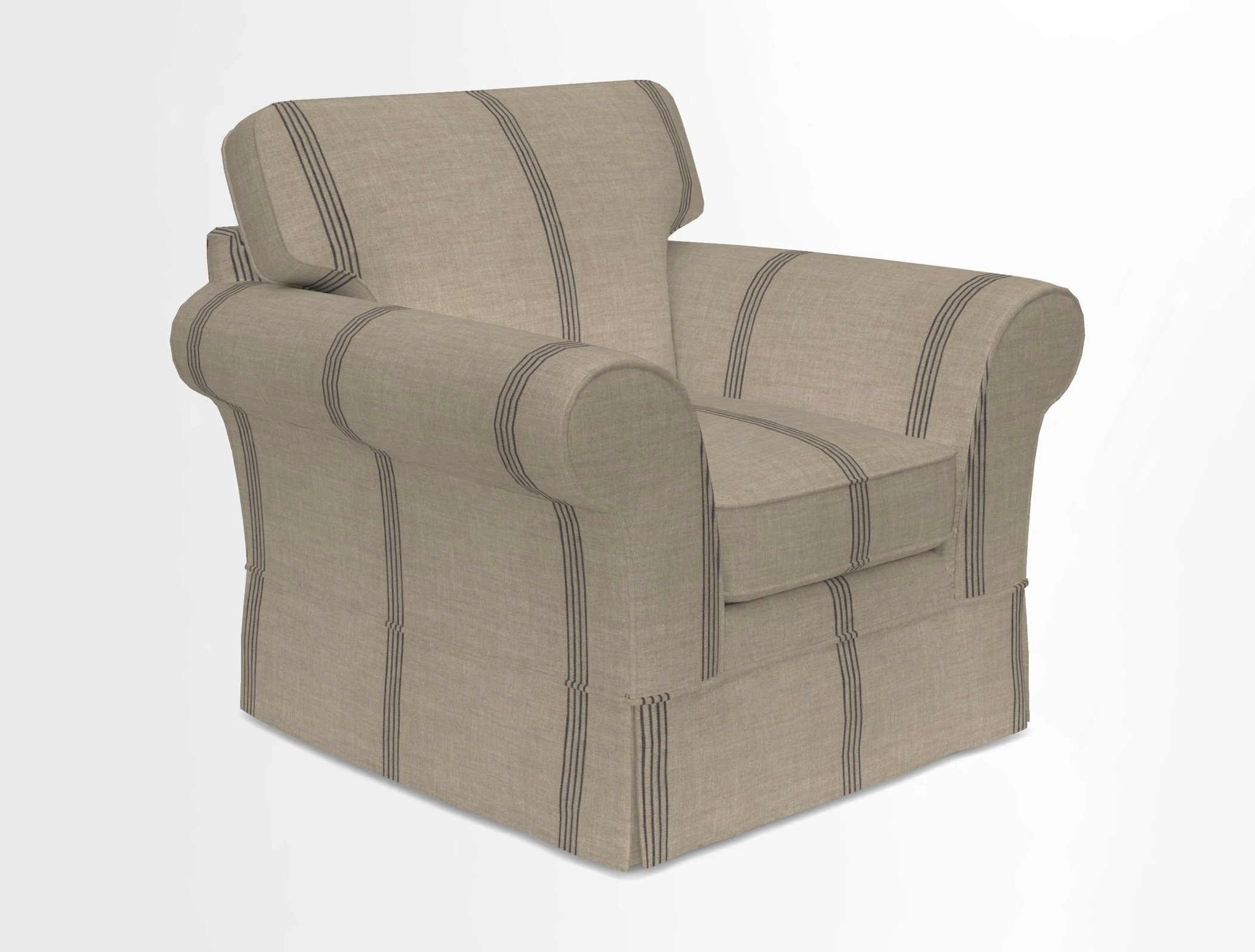 Lanhydrock Chair in Two Tone Plain Biscuit