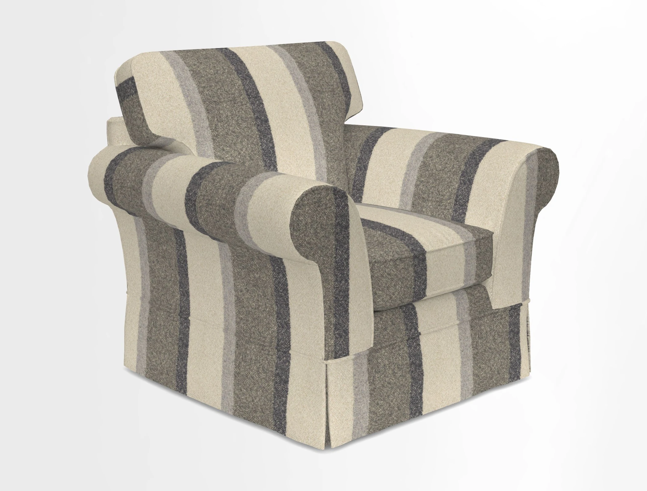 Lanhydrock Chair in Two Tone Plain Biscuit