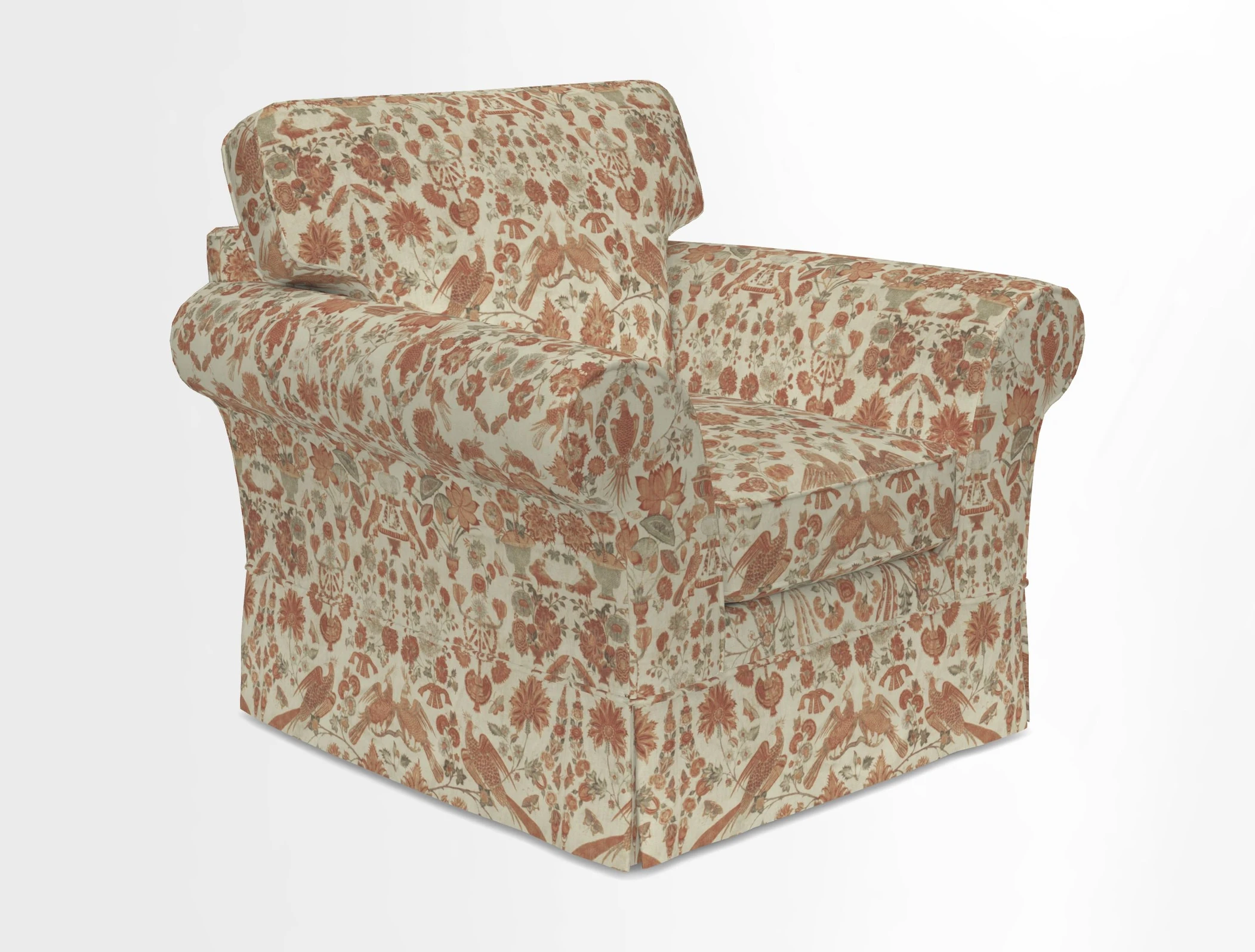 Lanhydrock Chair in Two Tone Plain Biscuit