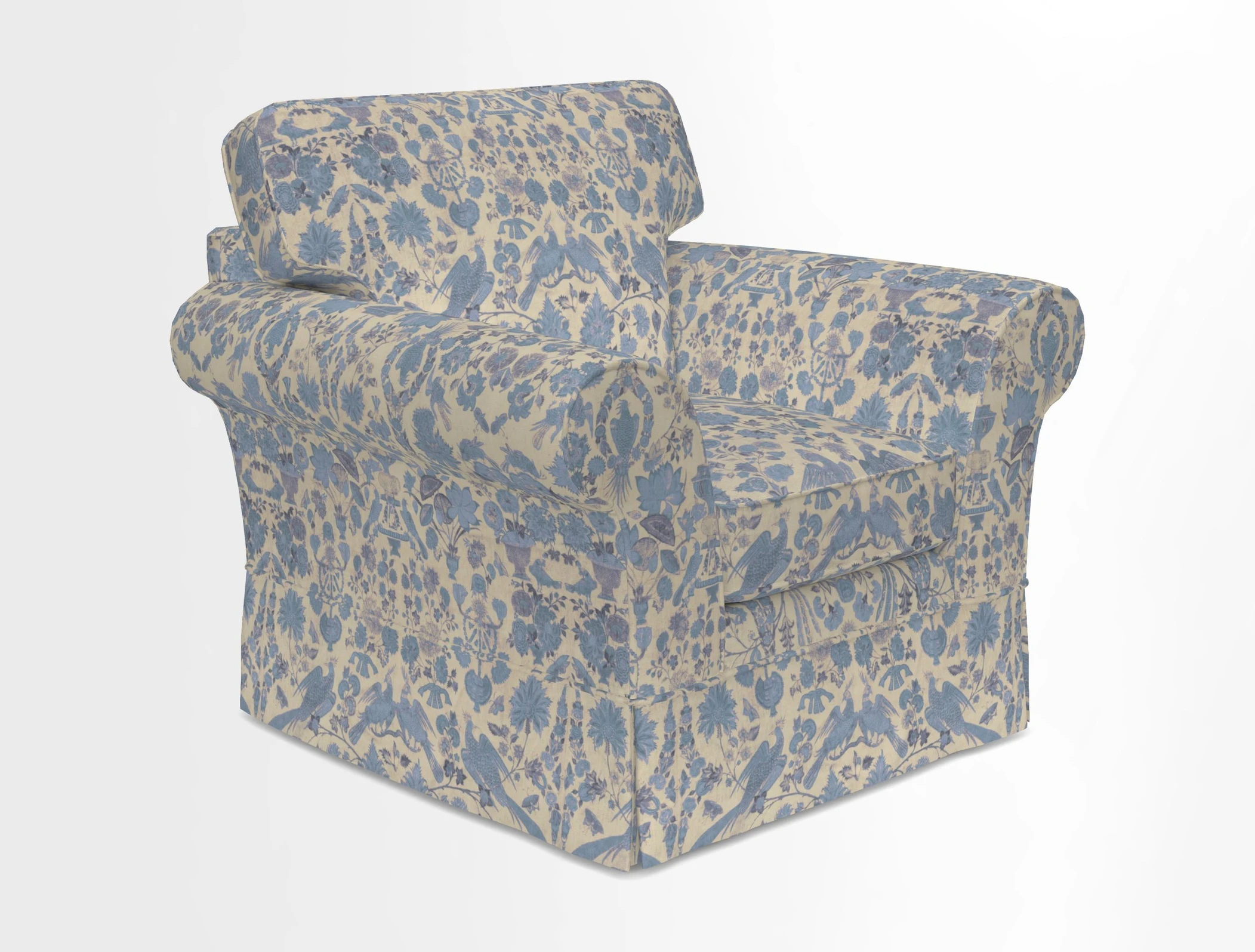 Lanhydrock Chair in Two Tone Plain Biscuit