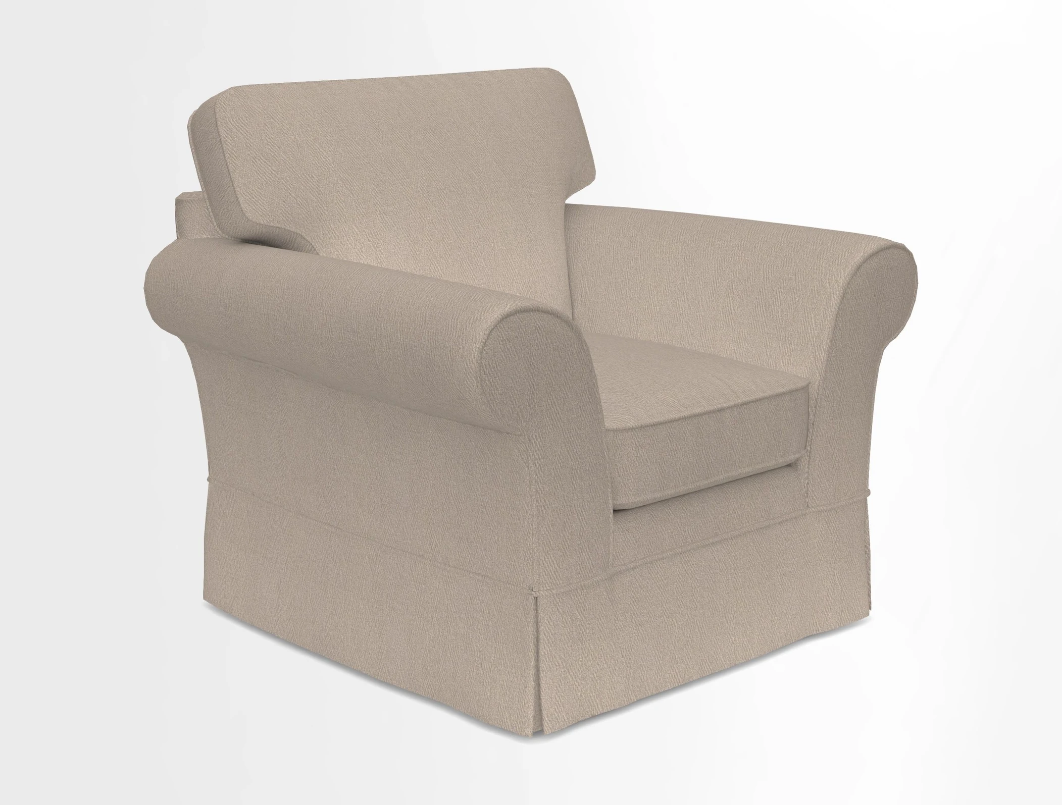 Lanhydrock Chair in Two Tone Plain Biscuit