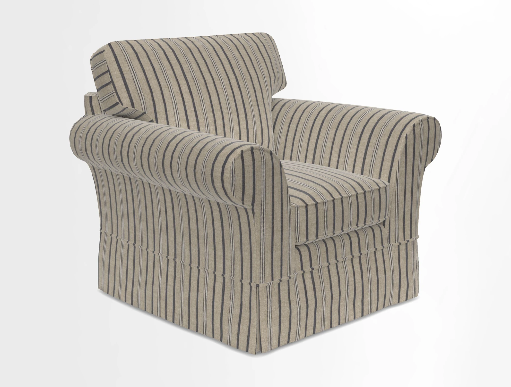 Lanhydrock Chair in Two Tone Plain Biscuit
