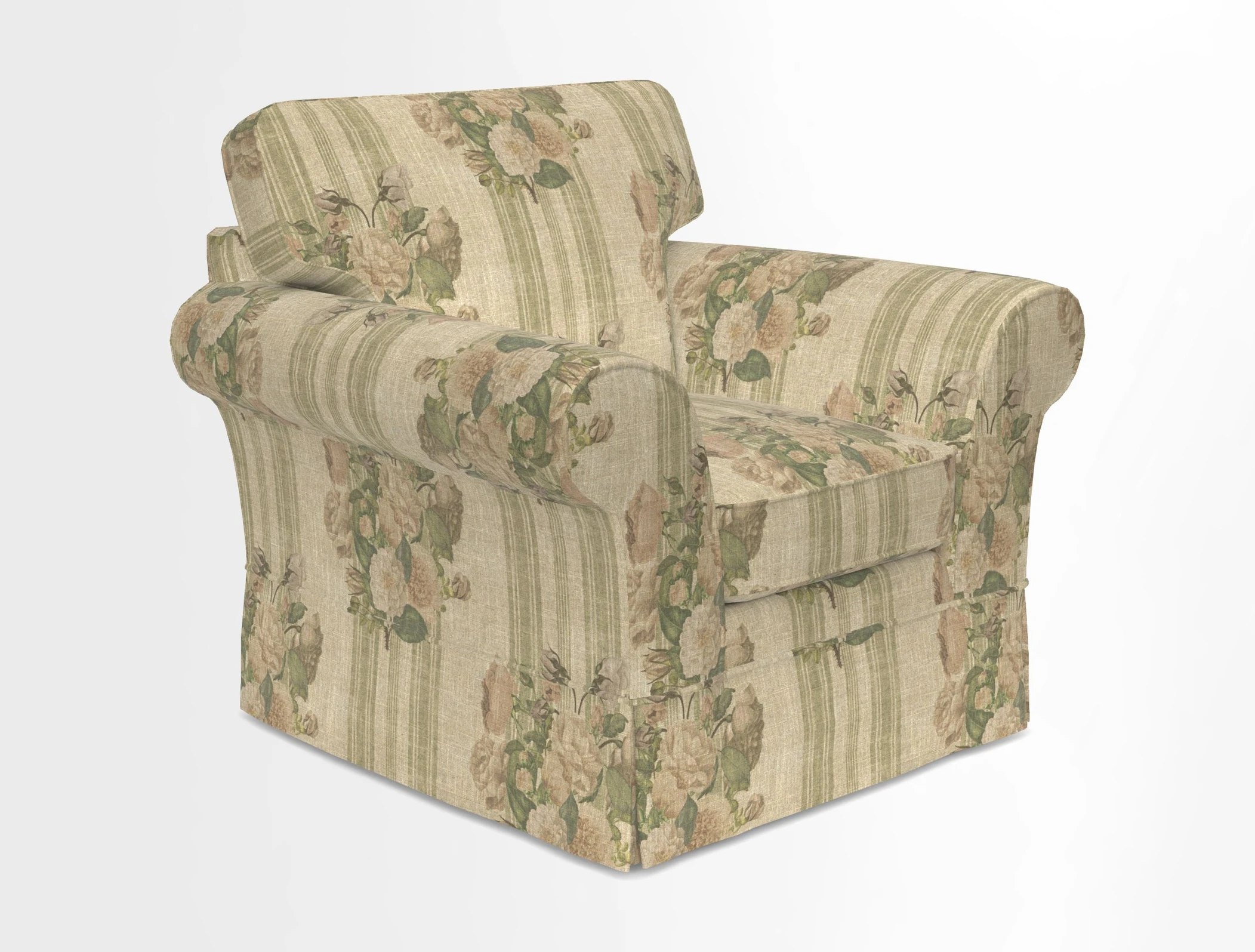 Lanhydrock Chair in Two Tone Plain Biscuit