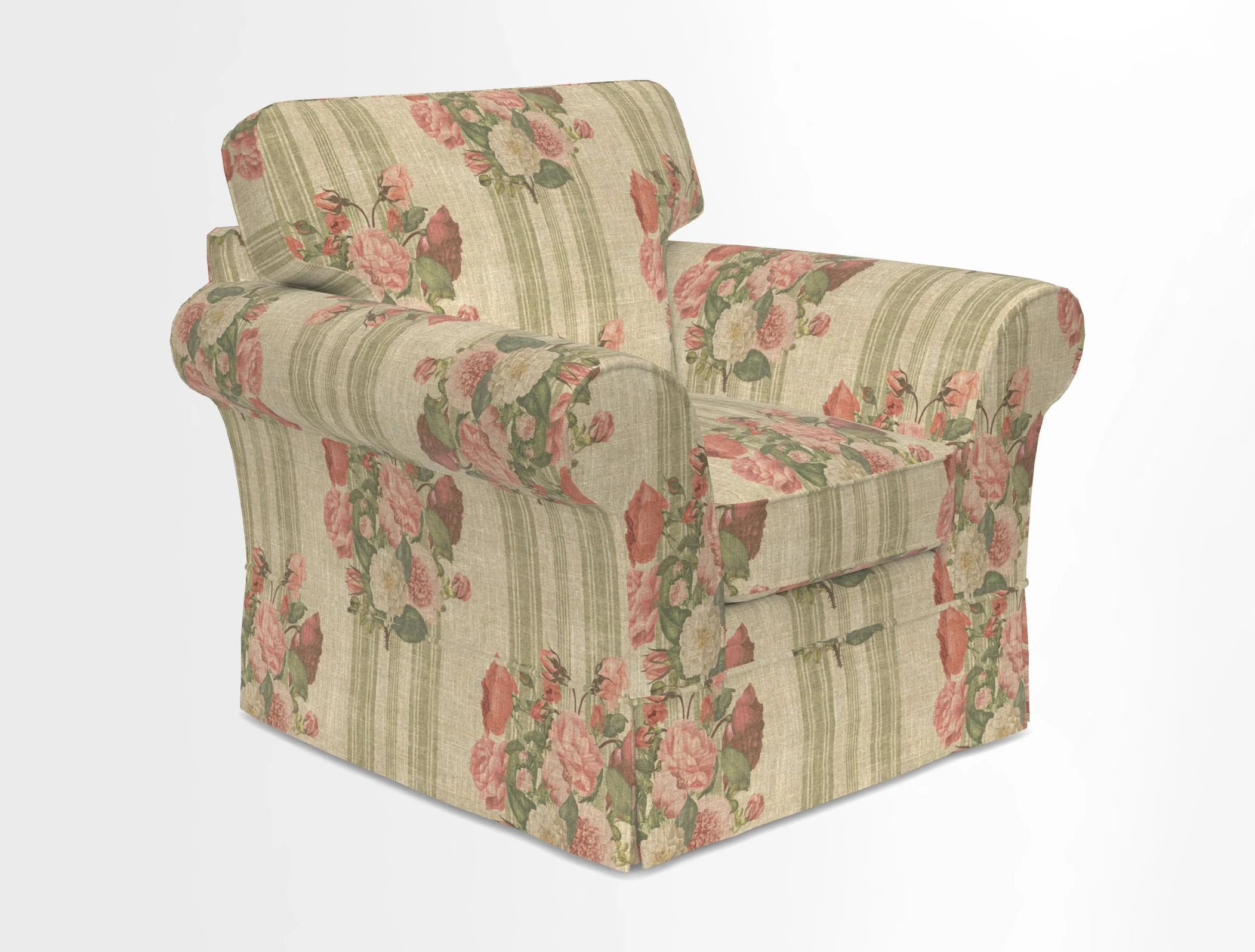 Lanhydrock Chair in Two Tone Plain Biscuit