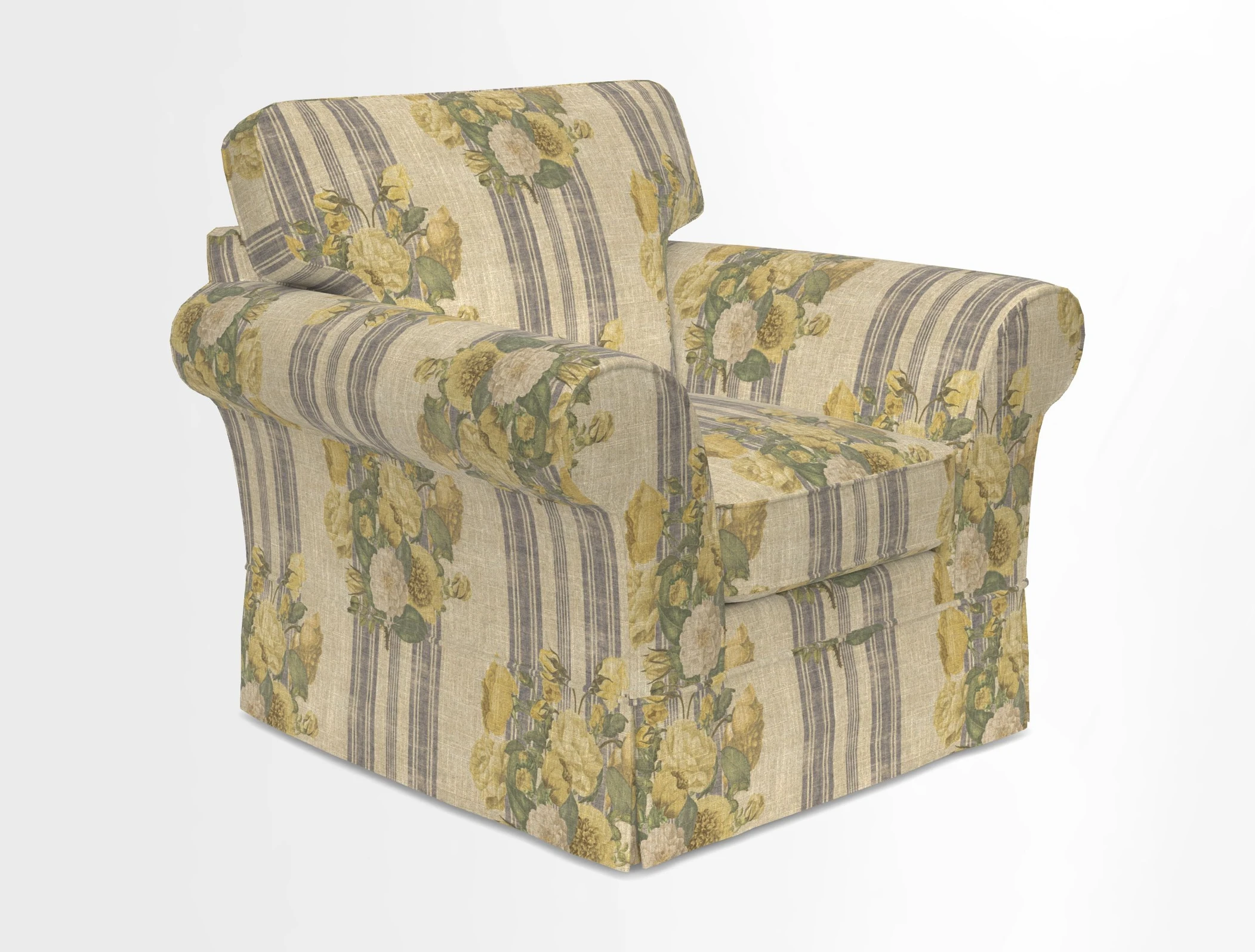 Lanhydrock Chair in Two Tone Plain Biscuit