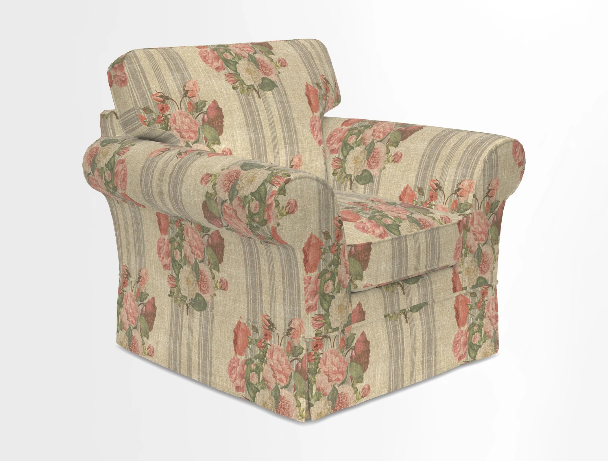 Lanhydrock Chair in Two Tone Plain Biscuit
