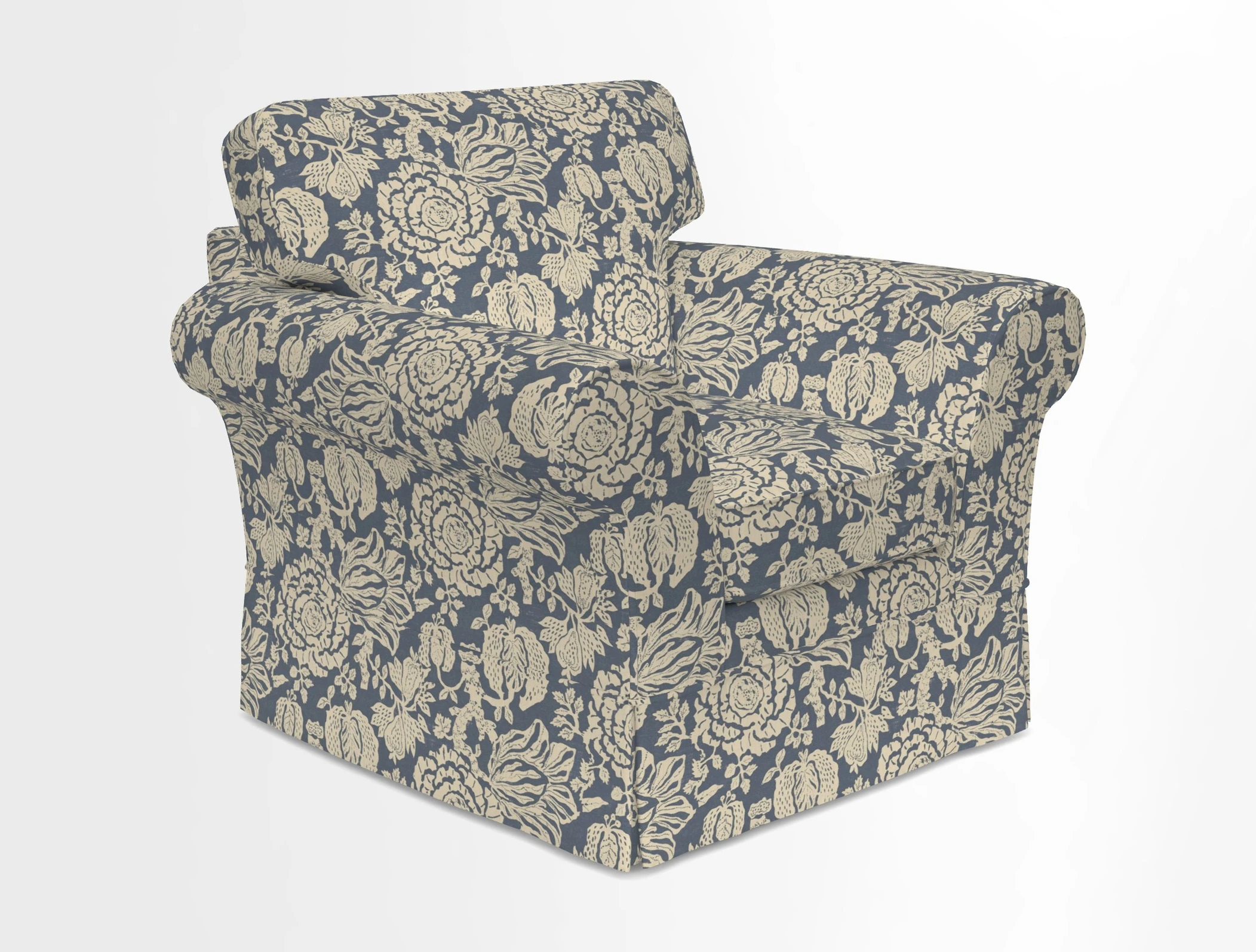 Lanhydrock Chair in Two Tone Plain Biscuit