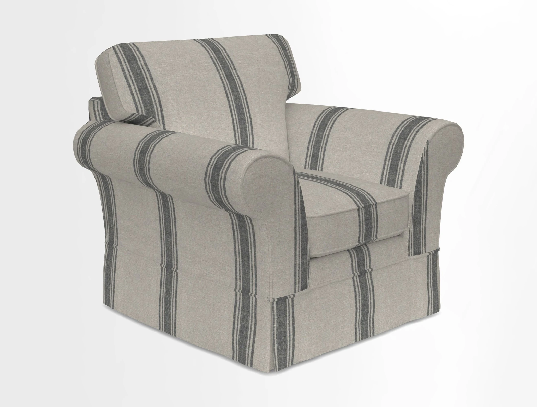 Lanhydrock Chair in Two Tone Plain Biscuit