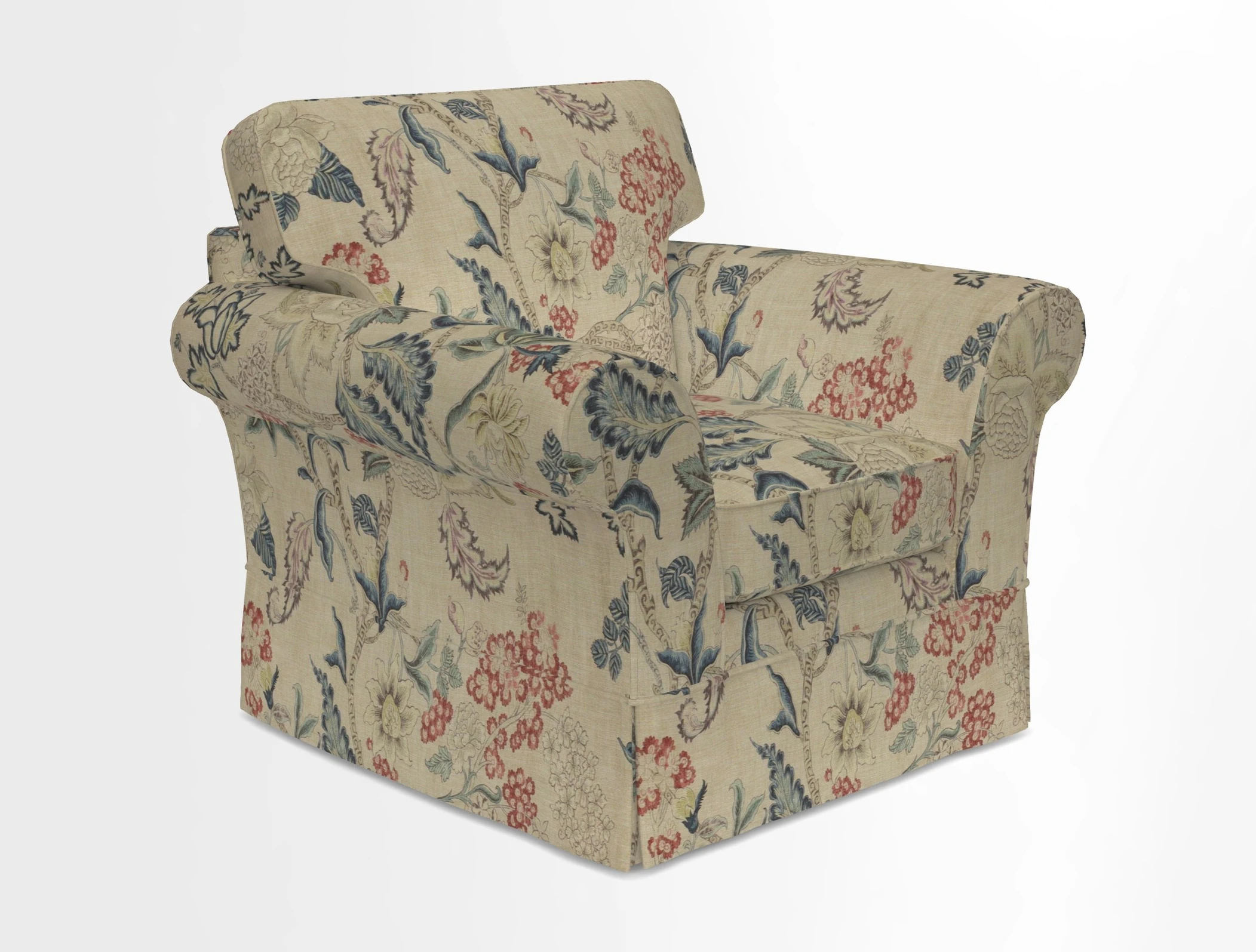 Lanhydrock Chair in Two Tone Plain Biscuit